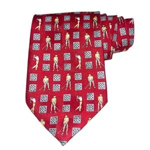 Vintage WanSheng Golfer Neck Tie